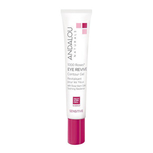 Andalou Naturals Eye Revive Contour Gel, 1000 Roses - 0.6 Oz